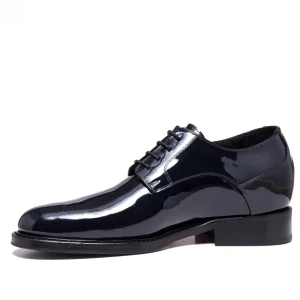 Uomo GUIDOMAGGI Cerimonia | Stringate>Via della Spiga - Classiche  scarpe con rialzo in Pelle Vernice Fino a 8 cm più alto