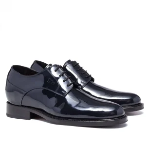 Uomo GUIDOMAGGI Cerimonia | Stringate>Via della Spiga - Classiche  scarpe con rialzo in Pelle Vernice Fino a 8 cm più alto