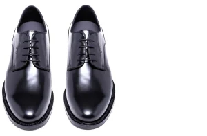 Uomo GUIDOMAGGI Cerimonia | Stringate>Via Montenapoleone - Classiche scarpe con rialzo da cerimonia in Pelle Pieno Fiore da 6 a 8 cm più alto