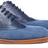 Uomo GUIDOMAGGI Stringate>Via Tornabuoni - Classiche scarpe rialzate in Mix Pelle/Tessuto da 6 a 8 cm più alto
