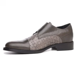 Uomo GUIDOMAGGI Fibbie>Vivaldi -classica scarpe rialzate doppia fibbia in Pelle Da 6 a 8 cm più alto
