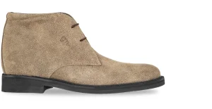 Uomo GUIDOMAGGI Polacchine>Wakefield -polacchino Classico con rialzo in Pelledi vitello brown Da 6 a 8 cm più alto