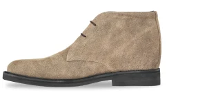 Uomo GUIDOMAGGI Polacchine>Wakefield -polacchino Classico con rialzo in Pelledi vitello brown Da 6 a 8 cm più alto