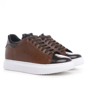 Uomo GUIDOMAGGI Sneakers>Watford - Sneakers uomo con rialzo interno in Mix Pelle Fino a 8 cm più alto