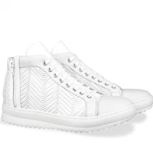 Uomo GUIDOMAGGI Sneakers>Wembley -sneakers wembley in Pelle Da 6 a 8 cm più alto