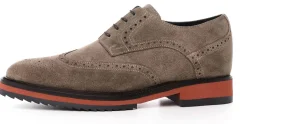 Uomo GUIDOMAGGI Stringate>Westwood - Classiche  scarpe rialzanti in Pelle Scamosciato da 6 a 8 cm più alto