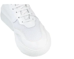 Uomo GUIDOMAGGI Sneakers>White Chocolate - chunky sneakers in Mix Pelle/Tessuto Da 6 a 10 cm più alto