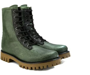 Uomo GUIDOMAGGI Scarpe In Pelle Esotica | Anfibi>Wilshire - anfibi rialzanti in Mix Pelle da 6 a 10 cm più alto