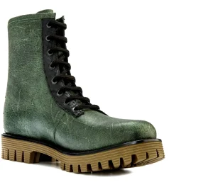 Uomo GUIDOMAGGI Scarpe In Pelle Esotica | Anfibi>Wilshire - anfibi rialzanti in Mix Pelle da 6 a 10 cm più alto