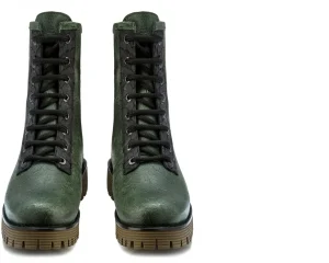 Uomo GUIDOMAGGI Scarpe In Pelle Esotica | Anfibi>Wilshire - anfibi rialzanti in Mix Pelle da 6 a 10 cm più alto