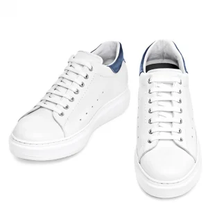 Uomo GUIDOMAGGI Sneakers>Wimbledon - Sneakers uomo con rialzo interno in Pelle Pieno Fiore Fino a 8 cm più alto