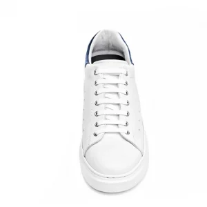 Uomo GUIDOMAGGI Sneakers>Wimbledon - Sneakers uomo con rialzo interno in Pelle Pieno Fiore Fino a 8 cm più alto