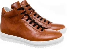 Uomo GUIDOMAGGI Sneakers>Worth Avenue - Sneakers con rialzo in Pelle Pieno Fiore da 6 a 10 cm più alto