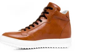 Uomo GUIDOMAGGI Sneakers>Worth Avenue - Sneakers con rialzo in Pelle Pieno Fiore da 6 a 10 cm più alto