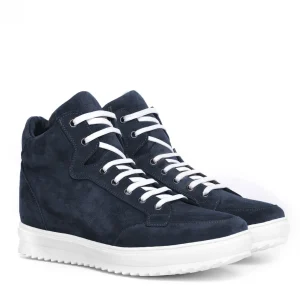 Uomo GUIDOMAGGI Sneakers>Wyoming - Sneakers rialzate uomo in Pelle Scamosciato da 6 a 10 cm più alto