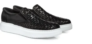 Donna GUIDOMAGGI Scarpe Donna | Slip-on>Yosemite -Slip-on con rialzo in Mix Pelle fino a 6 cm più alto