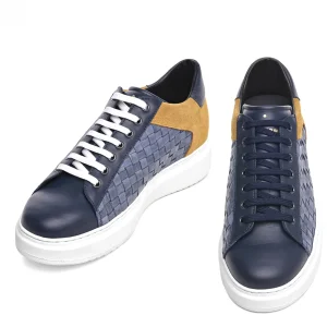 Uomo GUIDOMAGGI Sneakers>Zaragoza - Sneakers uomo con rialzo interno in Mix Pelle Fino a 8 cm più alto