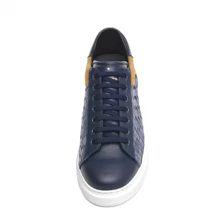 Uomo GUIDOMAGGI Sneakers>Zaragoza - Sneakers uomo con rialzo interno in Mix Pelle Fino a 8 cm più alto