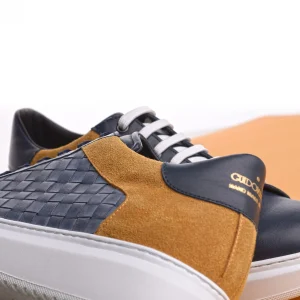 Uomo GUIDOMAGGI Sneakers>Zaragoza - Sneakers uomo con rialzo interno in Mix Pelle Fino a 8 cm più alto