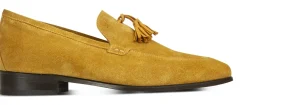 Uomo GUIDOMAGGI Nappine E Ornamenti>Zevio - Mocassini rialzanti in Pelle Scamosciato fino a 6 cm più alto