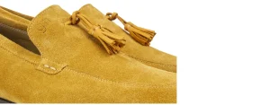 Uomo GUIDOMAGGI Nappine E Ornamenti>Zevio - Mocassini rialzanti in Pelle Scamosciato fino a 6 cm più alto